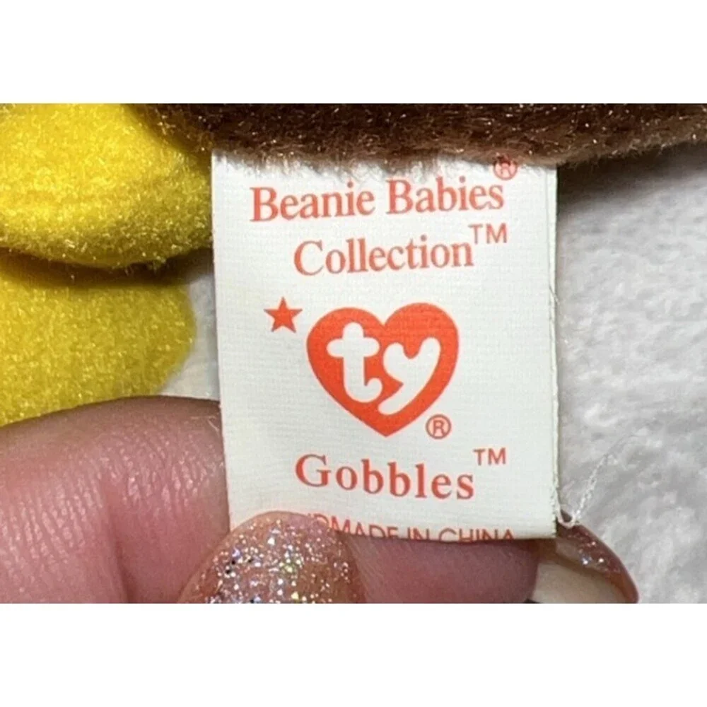 Ty Beanie Babies Thankful Bear, Thanksgiving Turkeys -Mostly Ty Store New